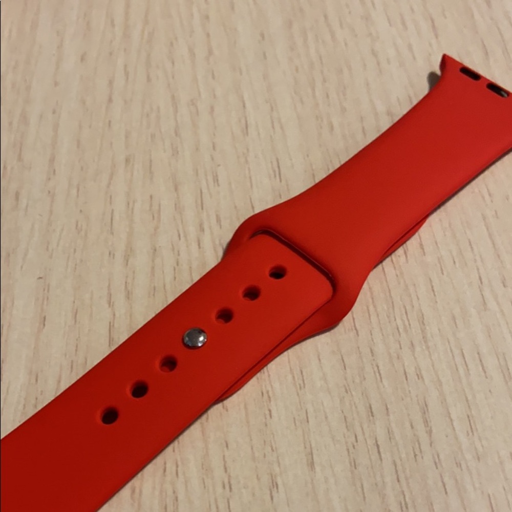 Red Apple Watch Band